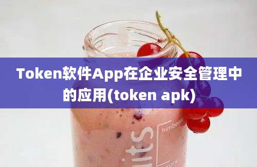 Token软件App在企业安全管理中的应用(token apk)