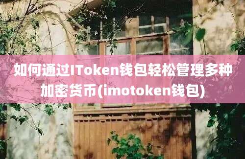 如何通过IToken钱包轻松管理多种加密货币(imotoken钱包)