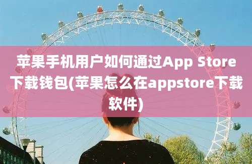 苹果手机用户如何通过App Store下载钱包(苹果怎么在appstore下载软件)