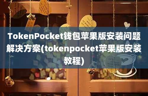 TokenPocket钱包苹果版安装问题解决方案(tokenpocket苹果版安装教程)