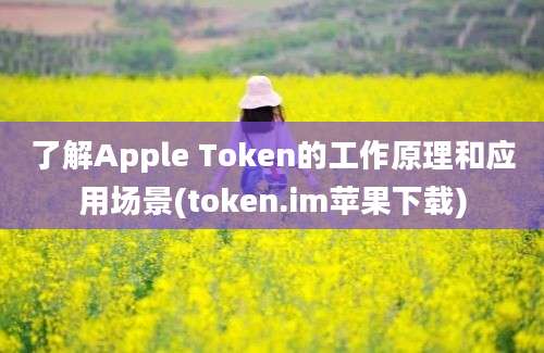 了解Apple Token的工作原理和应用场景(token.im苹果下载)