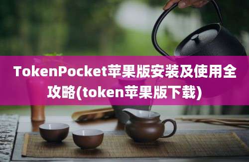 TokenPocket苹果版安装及使用全攻略(token苹果版下载)