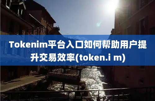 Tokenim平台入口如何帮助用户提升交易效率(token.i m)