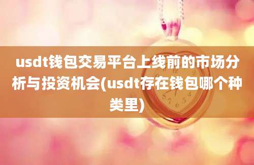 usdt钱包交易平台上线前的市场分析与投资机会(usdt存在钱包哪个种类里)