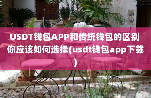 USDT钱包APP和传统钱包的区别 你应该如何选择(usdt钱包app下载)