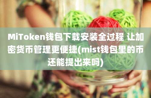 MiToken钱包下载安装全过程 让加密货币管理更便捷(mist钱包里的币还能提出来吗)