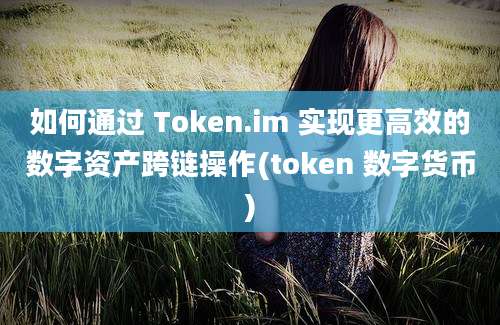 如何通过 Token.im 实现更高效的数字资产跨链操作(token 数字货币)