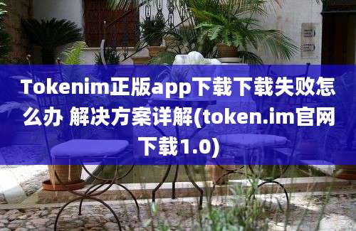 Tokenim正版app下载下载失败怎么办 解决方案详解(token.im官网下载1.0)