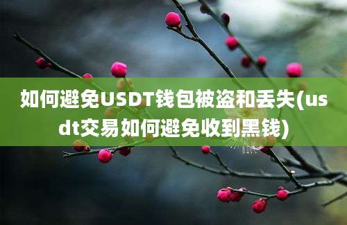 如何避免USDT钱包被盗和丢失(usdt交易如何避免收到黑钱)