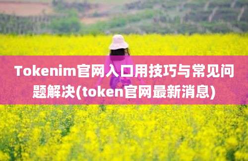 Tokenim官网入口用技巧与常见问题解决(token官网最新消息)