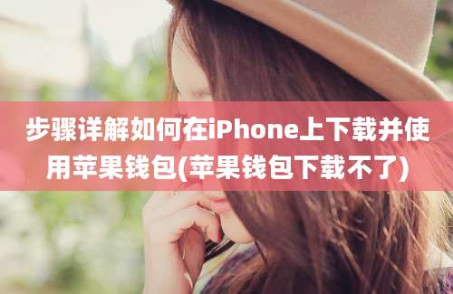 步骤详解如何在iPhone上下载并使用苹果钱包(苹果钱包下载不了)