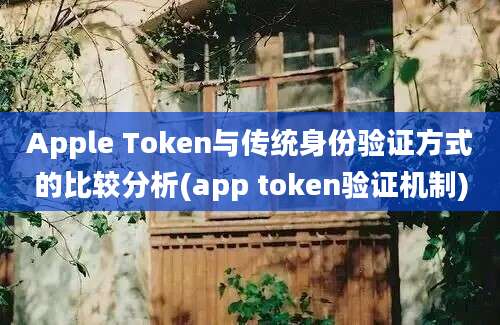 Apple Token与传统身份验证方式的比较分析(app token验证机制)