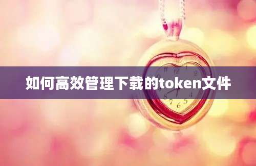 如何高效管理下载的token文件