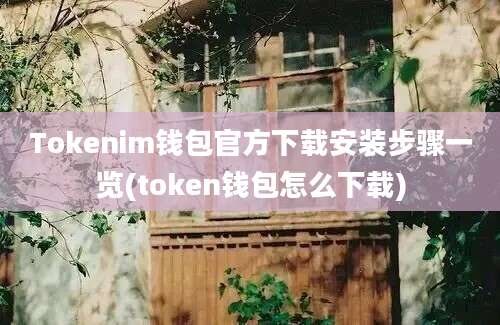 Tokenim钱包官方下载安装步骤一览(token钱包怎么下载)