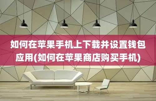 如何在苹果手机上下载并设置钱包应用(如何在苹果商店购买手机)