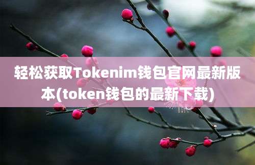 轻松获取Tokenim钱包官网最新版本(token钱包的最新下载)