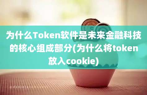 为什么Token软件是未来金融科技的核心组成部分(为什么将token放入cookie)