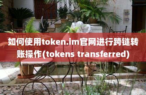 如何使用token.im官网进行跨链转账操作(tokens transferred)