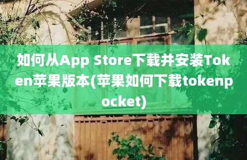 如何从App Store下载并安装Token苹果版本(苹果如何下载tokenpocket)