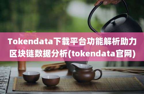 Tokendata下载平台功能解析助力区块链数据分析(tokendata官网)