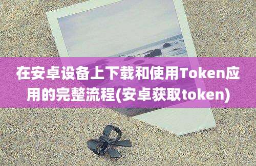 在安卓设备上下载和使用Token应用的完整流程(安卓获取token)