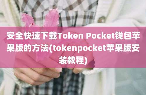 安全快速下载Token Pocket钱包苹果版的方法(tokenpocket苹果版安装教程)